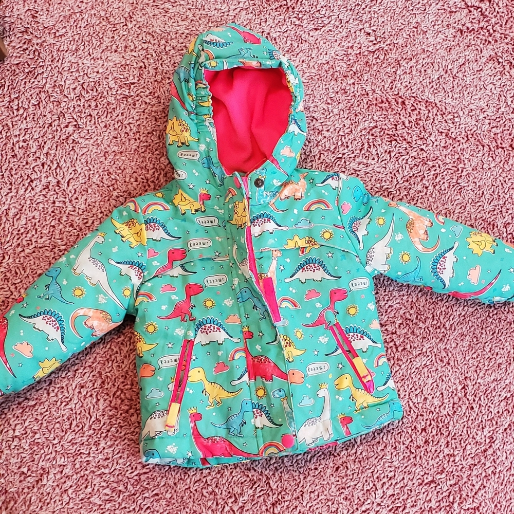 Cat & Jack two piece dinosaur jacket 18 month